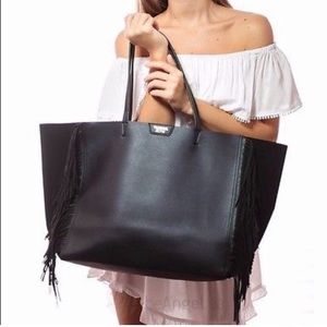 Victoria’s Secret fringe detail tote bag